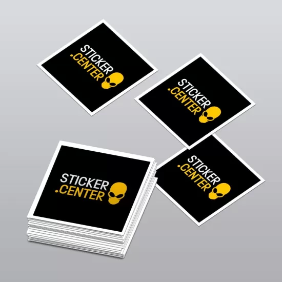 Stickers Adhesivos Troquelados 【Cuadrados】