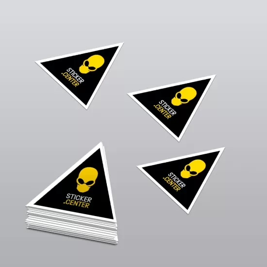 Stickers Adhesivos Troquelados 【Triangulares】